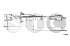 STC T482974 - CABLE CUENTAKILOMETROS R4 GTL