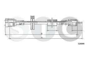STC T482986 - CABLE CUENTAKILOMETROS ESPACE