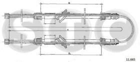 STC T483006 - R12 L TL TS R FRENO RENAULT