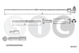 STC T483137 - CABLE ACELERADOR R 5L - TL (12