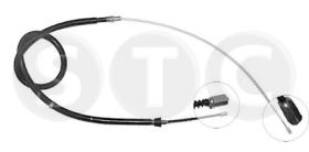 STC T483285 - CABLE FRENO OCTAVIA ALL (DRUM BRAKE) DO SKODA