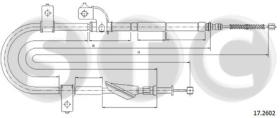 STC T483300 - CABLE FRENO IMPREZA ALL DX-RH