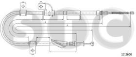 STC T483304 - CABLE FRENO FORESTER ALL 2,0 DX-RH