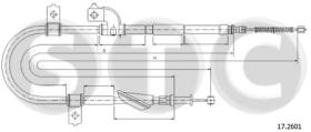 STC T483305 - CABLE FRENO FORESTER ALL 2,0 SX-LH