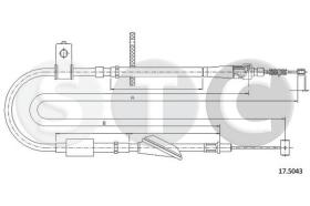 STC T483344 - CABLE FRENO IGNIS ALL IZQ