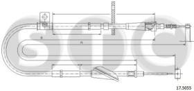 STC T483347 - CABLE FRENO ALTO ALL DX-RH
