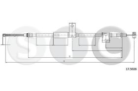 STC T483349 - CABLE FRENO SAMURAI SJ413 ALLIZQQ