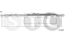 STC T483415 - CABLE FRENO TERCEL AL25 - 4WDDERR