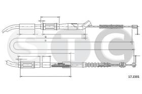 STC T483439 - CABLE FRENO CAMRY SV21-2VZ 2,0DERR