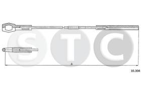 STC T483605 - CABLE EMBRAGUE 1200 (36HP) KAF