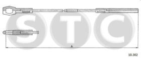 STC T483607 - CABLE EMBRAGUE 1200-1300-1600 KAFER