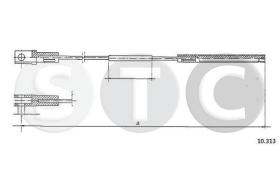 STC T483610 - CABLE EMBRAGUE TRANSPORTER (36