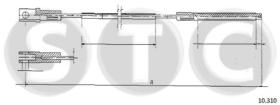 STC T483612 - CABLE EMBRAGUE TRANSPORTER 1,6