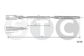 STC T483615 - CABLE EMBRAGUE TRANSPORTER  2,