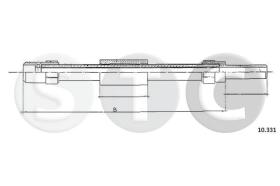 STC T483622 - CABLE EMBRAGUE TRANSPORTER