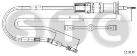 STC T483630 - CABLE EMBRAGUE SCIROCCO ALL AUTOMATIC