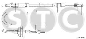 STC T483633 - GOLF II GTIMANUAL ADJUST EMBRAGUE VOLKSW