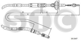 STC T483637 - SCIROCCO ALL                MANUAL ADJUST EMBRAGUE VOLKSWAGE