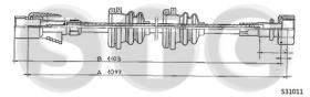 STC T483655 - POLO ALL (SENZA SERVOF./WITHOUT SERVO BRAKE) CUENTAKMS VOLKS