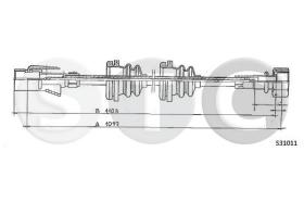 STC T483655 - CABLE CUENTAKILOMETROS POLO AL
