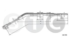 STC T483700 - CABLE FRENO 1500/1600 (TYPE 3)DERR