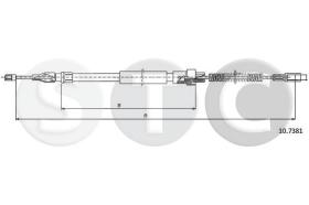 STC T483732 - CABLE FRENO LT 28/552,4 DS-TDSDERR