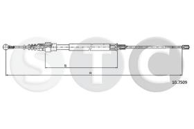 STC T483746 - CABLE FRENO A3 ALL DER