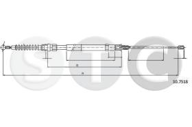 STC T483764 - CABLE FRENO A3 ALL DER