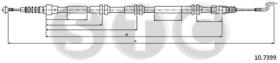 STC T483775 - CABLE FRENO TRANSPORTER T5 MOD.4X4 SWB DX/SX-RH/LH