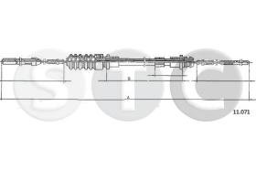 STC T483816 - CABLE ACELERADOR LT DIESEL 6 C