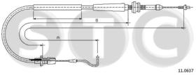 STC T483838 - CABLE ACELERADOR TRANSPORTER T4 2,4 BEOR VOLKSWAGEN