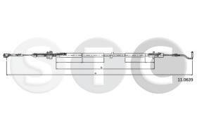 STC T483844 - CABLE ACELERADOR TRANSPORTER T