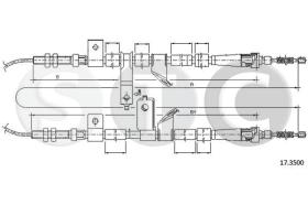 STC T483904 - CABLE FRENO TICO ALL TRAS