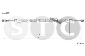 STC T480975 - CABLE FRENO CLASSE CSPORTCOUPEDELL