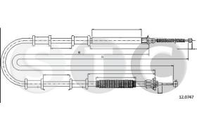 STC T481389 - CABLE FRENO DOBLO (152) MAXI