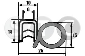 STC T400601 - PERFIL PUERTA UNIVERSAL
