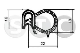 STC T400602 - PERFIL PUERTA SOBREMEDIDA