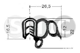 STC T400774 - PERFIL PUERTA VW-IBIZA        #