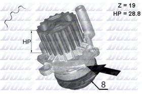 DOLZ A224 - BOMBA AGUA VW AMAROK 2 SK YETI