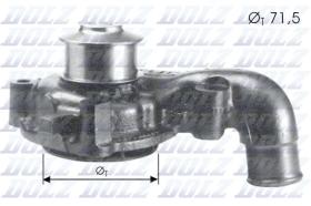 DOLZ F165 - BOMBA AGUA FORD (EUROPE) FIESTA 1.8  DIESEL 03/1996->04/1996