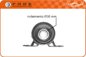 FARE 2185 - SOPORTE TRANSMISION ROD.30 MM FORD