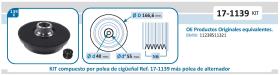 IJS 171139KIT - KIT POLEA CIGüEñAL + ALTERNADOR ADAPT. BMW