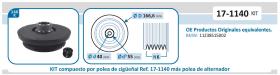 IJS 171140KIT - KIT POLEA CIGüEñAL + POLEA ALTERNADOR ADAPT.