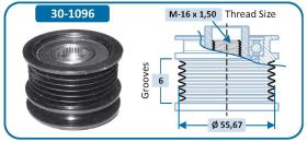 IJS 301096 - POLEA ALTERNADOR AUDI