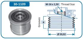 IJS 301109 - POLEA ALTERNADOR MERCEDES