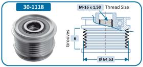 IJS 301118 - POLEA ALTERNADOR AUDI