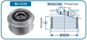 IJS 301119 - POLEA ALTERNADOR HYUNDAI - KIA