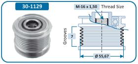 IJS 301129 - POLEA ALTERNADOR MERCEDES