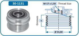 IJS 301131 - POLEA ALTERNADOR ALFA ROMEO - FIAT - JEEP - LANCIA - OPEL