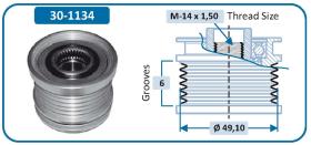 IJS 301134 - POLEA ALTERNADOR